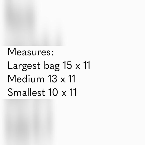 Juicy Couture Home Juicy XO Logo Set of 3 Mesh Wash Bags - Picture 7 of 8